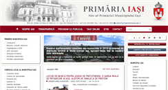 Desktop Screenshot of primaria-iasi.ro
